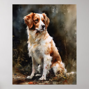 Nederlandse Kooikerhondje Chien Art Poster