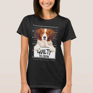 Nederlandse Kooikerhondje Mugshot Guilty Dog T-Shirt