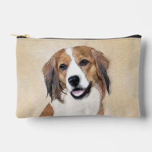 Nederlandse Kooikerhondje Painting Pet Dog Art Accessory Pouch