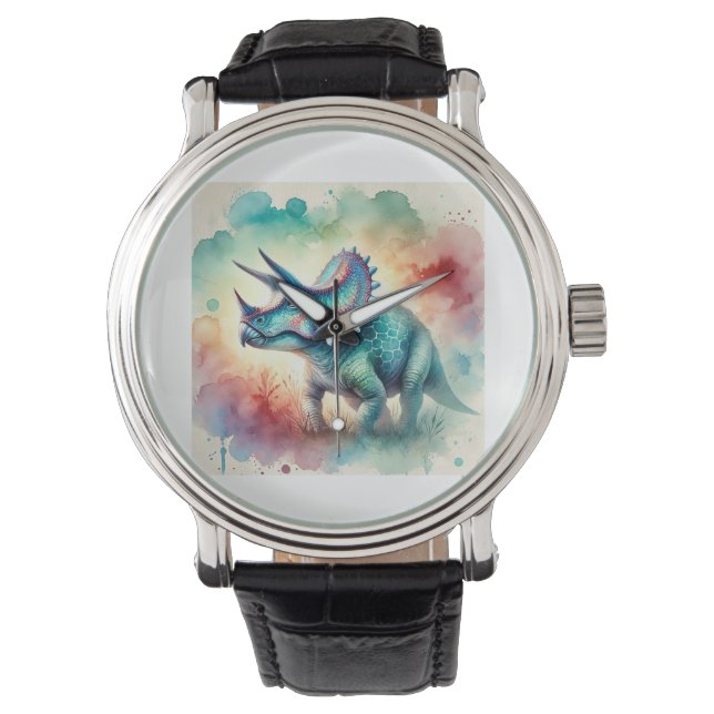 Nedoceratops 310724AREF111 - Watercolor Watch (Front)