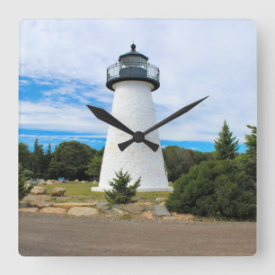 Ned's Point Lighthouse, Massachusetts Wall Clock