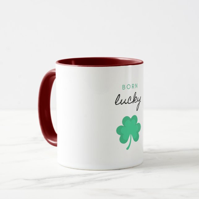 "NÉE SHAMROCK CHALEUREUX" DEUX MUG TONE. MUG (Devant gauche)