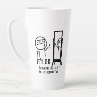 Need a Break Latte Mug