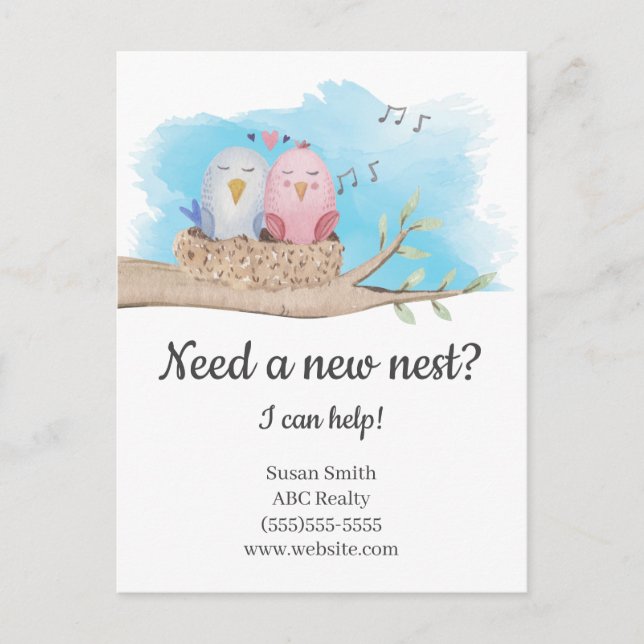 Need a New Nest Real Estate Marketing Postcard (Front)