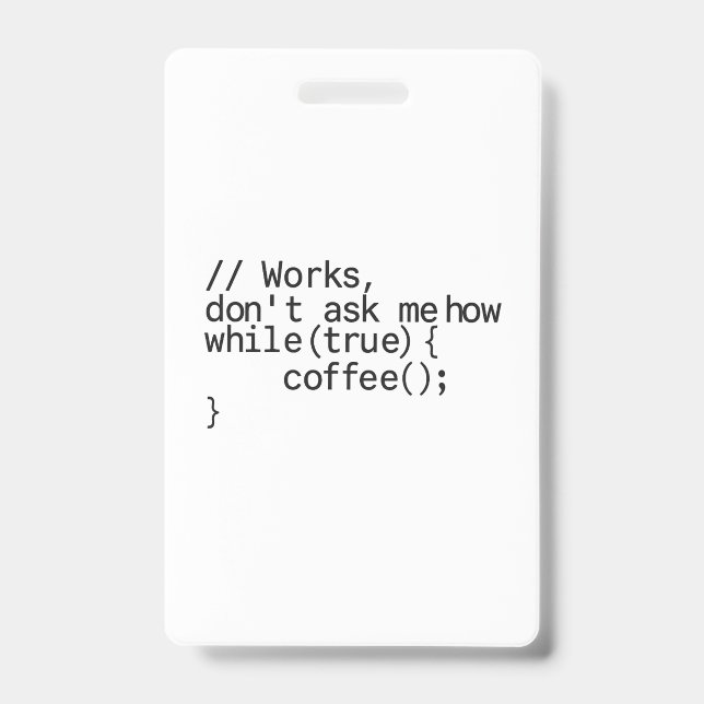 need a vacation and coffee in the office badge (Front)