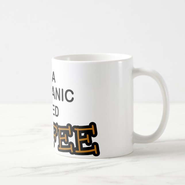 Need Coffee - Mechanic Mug (Right)