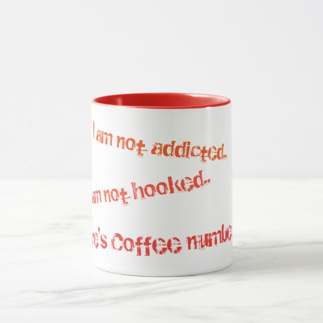 Need COFFEE....NOW! Mug (Center)
