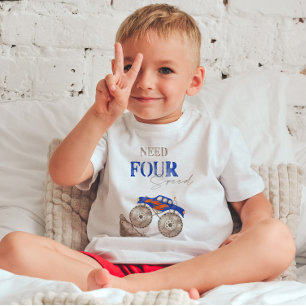 Need Four Speed Monster Truck Shirt