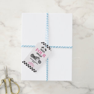 Need Four Speed Pink Heavy Bike Fourth Birthday  Gift Tags