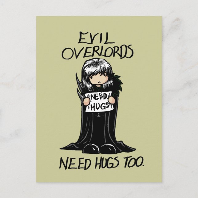 Need Hugs Postcard (Front)