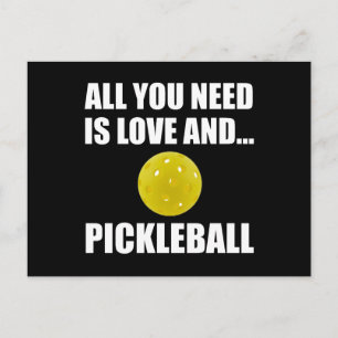 Need Love And Pickleball Postcard