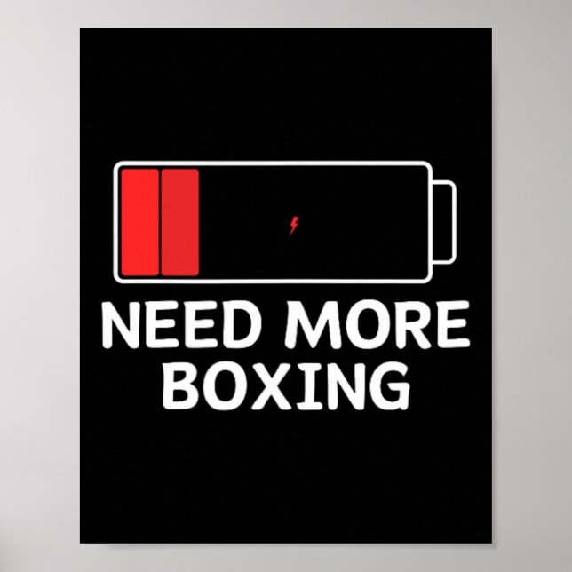 Need More Boxing  Poster (Front)