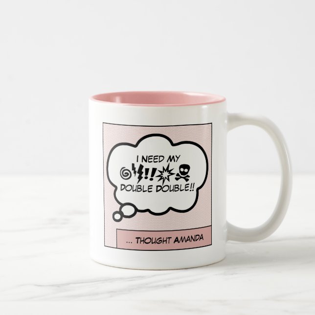 Need My Coffee Two-Tone Coffee Mug (Right)
