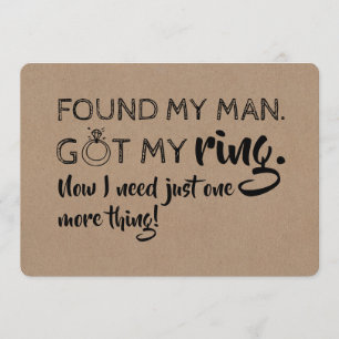 Need One More Thing Funny Bridesmaid Proposal Invitation