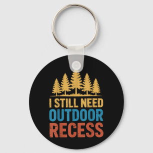 Need Outdoor Recess Vintage Forest Hiking Camping Keychain