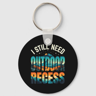 Need Outdoor Recess Vintage Forest Hiking Camping Keychain