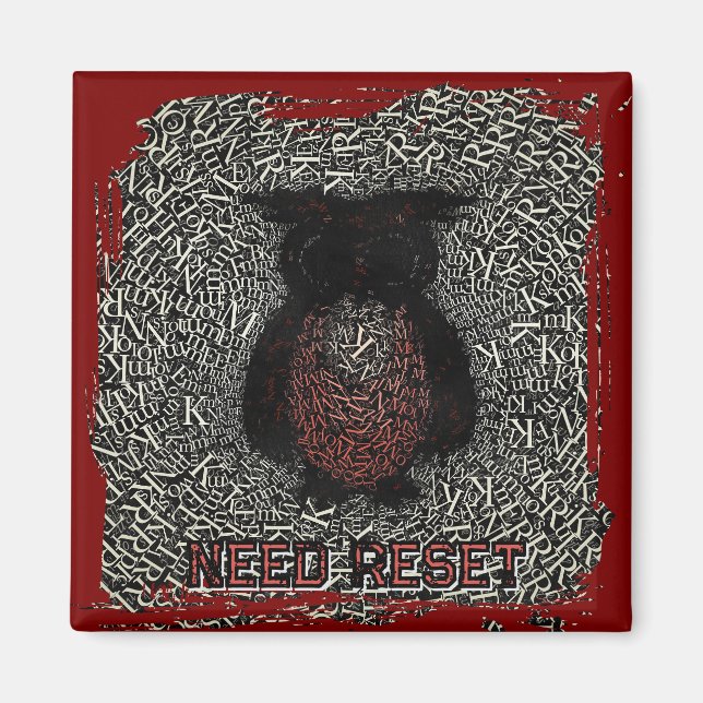 Need reset funny magnet (Front)