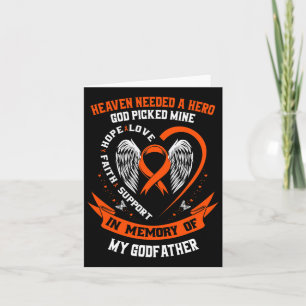 Needed A Hero God Picked My Godfather Leukaemia Ca Card