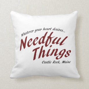 Needful Things Throw Pillow