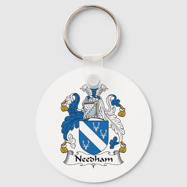 Needham Family Crest Keychain (Front)