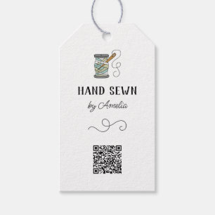 Needle and Thread Handlettered Sewing Product Gift Tags