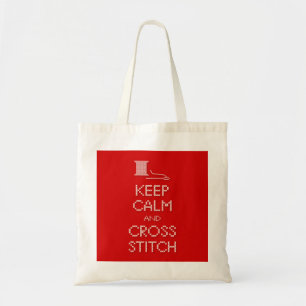 Needle and Thread Tote Bag Cross Stitch
