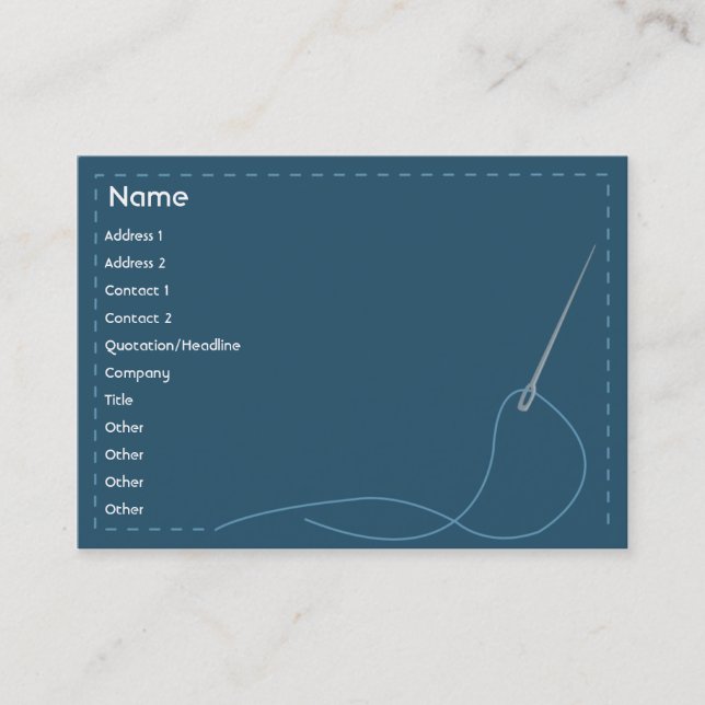 Needle - Chubby Business Card (Front)