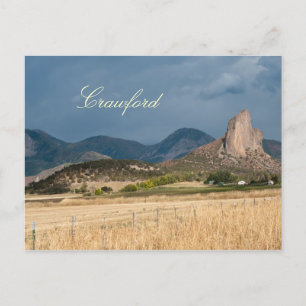 Needle Rock in Crawford, Colorado Postcard