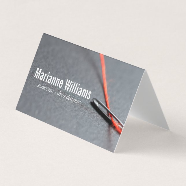 Needle & Thread Business Card (Front)