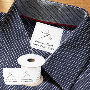 Needle Thread Logo Clothing Labels Sew On Sewing Satin Ribbon