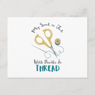 Needle & Thread Postcard