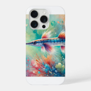 Needlefish Agujn Sable 070824AREF105 - Watercolor iPhone 15 Pro Case