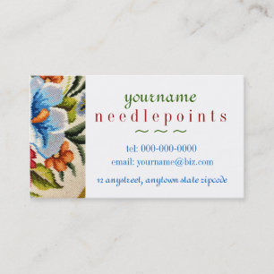 Needlepoint Business Card