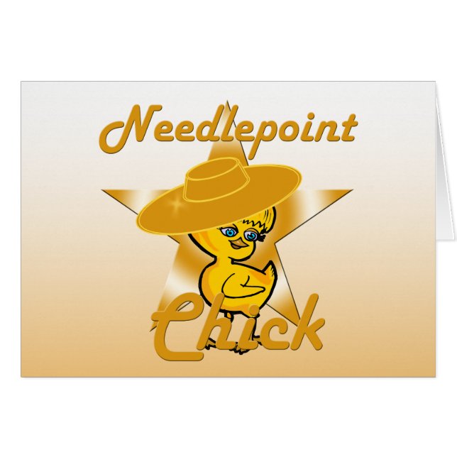 Needlepoint Chick #10 (Front Horizontal)