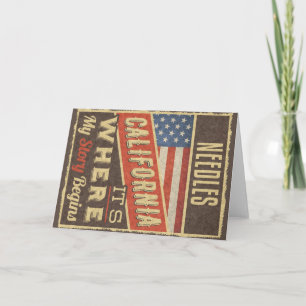 Needles California Card