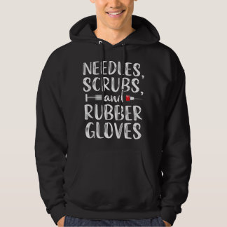Needles Dialysis Technician Tech Nephrology Funny  Hoodie