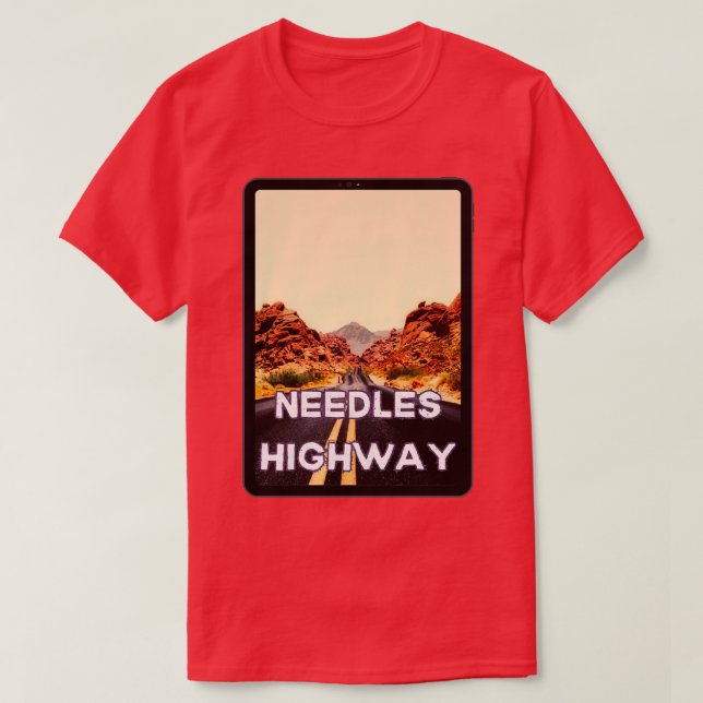needles highway 1 T-Shirt (Design Front)