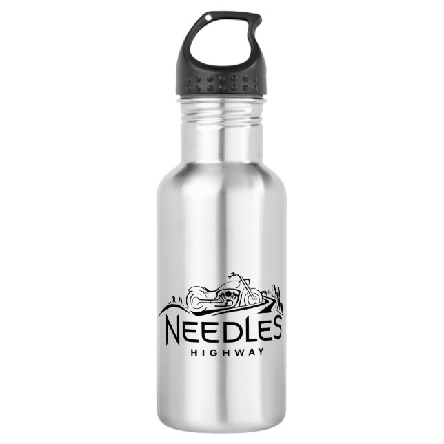 Needles Highway South Dakota Motorcycle 532 Ml Water Bottle (Front)