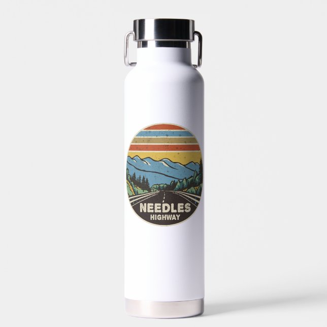 Needles Highway South Dakota Mountains Water Bottle (Front)