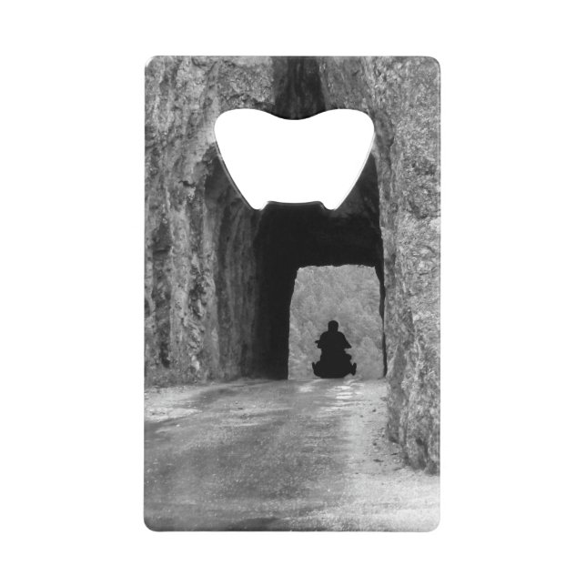 Needles Highway Tunnel Credit Card Bottle Opener (Front)