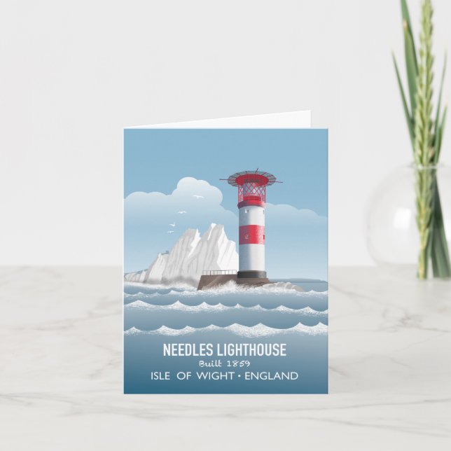 Needles Lighthouse Card (Front)