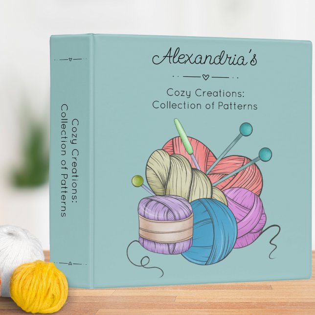 Needlework Pattern Collection Organizer Binder (Creator Uploaded)