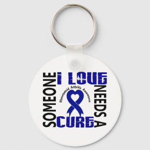 Needs A Cure 4 Rheumatoid Arthritis Keychain