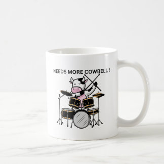 Needs More Cowbell Drum Set Mug
