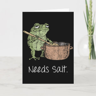 Needs Salt Funny Cooking Chef Gift Card