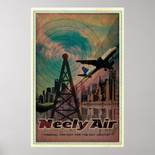 Neely affiche de logo d'air, GRANDE