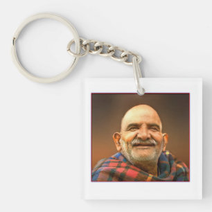 Neem Karoli Baba  Keychain