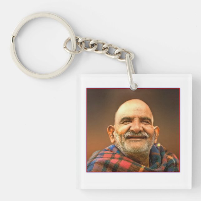 Neem Karoli Baba  Keychain (Front)