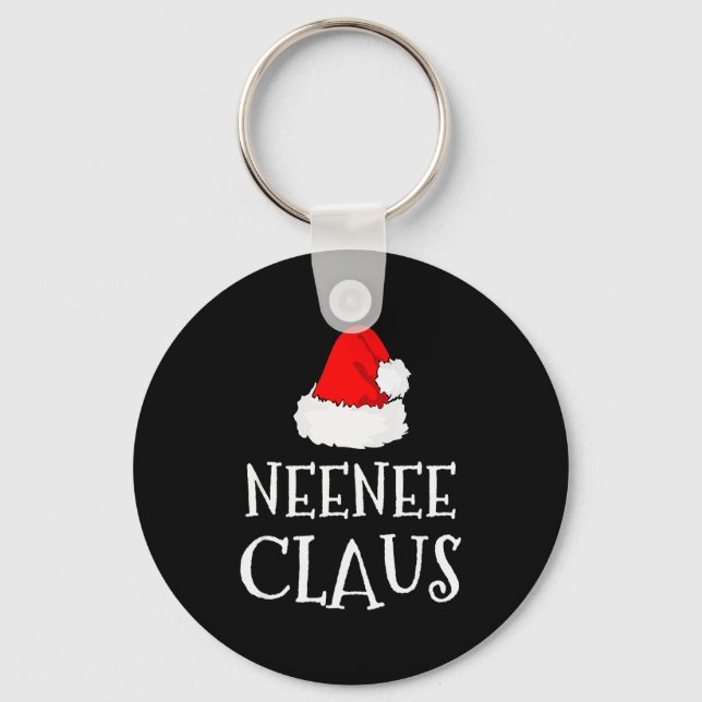 Neenee Claus Christmas Santas Pajama Family Matchi Keychain (Front)