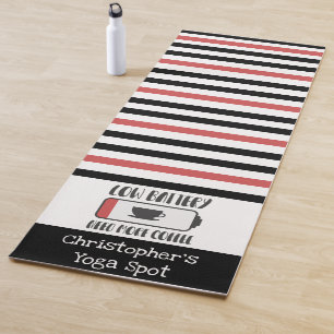 Neew More Coffee Battery Yoga Mat